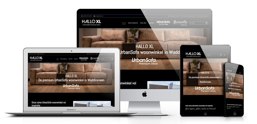 Webbureau Marcel Binken - Website Hallo XL