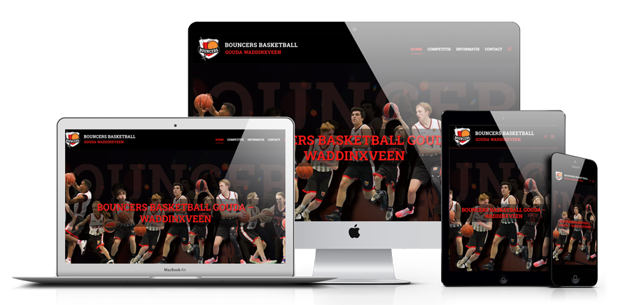 Webbureau Marcel Binken - Website Bouncers Basketball